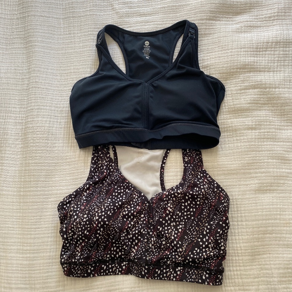 Debits athletics nursing sports bras size medium